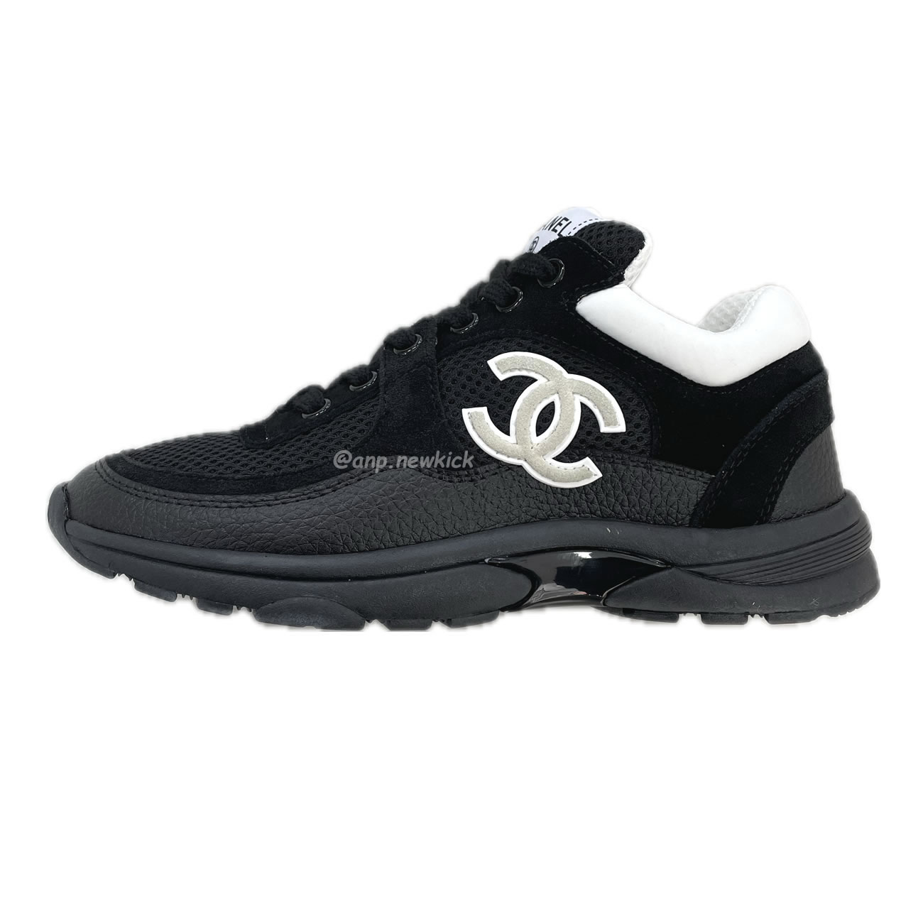 Chanel Low Top Trainer Black White G38299 Y55720 K3845 (1) - newkick.org